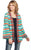 Cowgirl Up Womens Multi-Color Nylon Open Front Sweater
