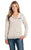 Cowgirl Up Womens Patriotic Zip Up Oatmeal Cotton Blend Hoodie