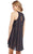 Cowgirl Up Womens Navy Multi Polyester Crochet Lace Slip Dress S/L