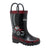 Case IH Toddler Boys Black/Red Rubber Work Boots