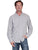 Scully Cantina Mens Grey 100% Cotton Casual Sport Shirt