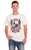 Cowboy Up Mens USA Flag Tee White 100% Cotton S/S T-Shirt