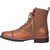 Dingo Mens Camel Andy 6in Cap Toe Ankle Boots Leather