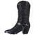 Dingo Womens Olivia Cowboy Boots Leather Black