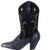 Dingo Womens Ava Cowboy Boots Leather Black