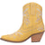 Dingo Womens Primrose Bootie Cowboy Boots Leather Yellow