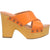 Dingo Womens Driftwood Studs Orange Leather Sandals Shoes