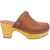 Dingo Womens Deadwood Tan Leather Studs Clogs Shoes