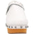 Dingo Womens Deadwood White Leather Studs Clogs Shoes