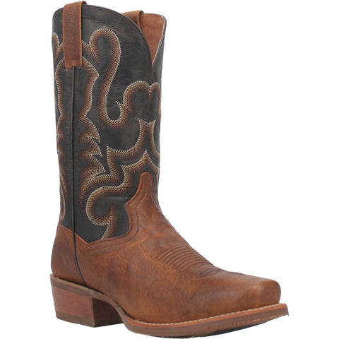 Dan Post Mens Richland Cowboy Boots Leather Saddle