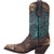 Dan Post Womens Vintage Bluebird Cowboy Boots Leather Chocolate/Teal