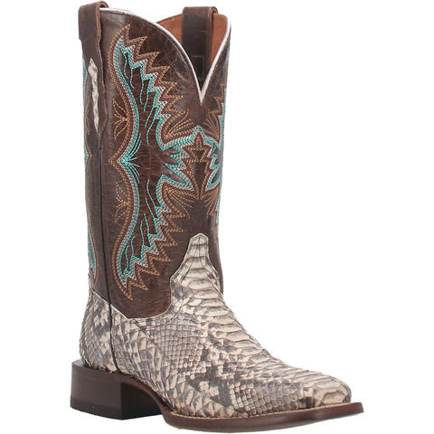 Dan Post Womens Rynna Python Cowboy Boots Snake Foot Natural