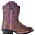 Dan Post Infant Girls Tryke Cowboy Boots Leather Sand/Purple