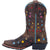 Dan Post Kids Girls Starlett Cowboy Boots Leather Brown/Multi