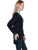 Scully Womens Black 100% Cotton Cross L/S Tunic