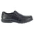 Florsheim Mens Black Leather Work Shoes Loedin Slip-On Loafers ST