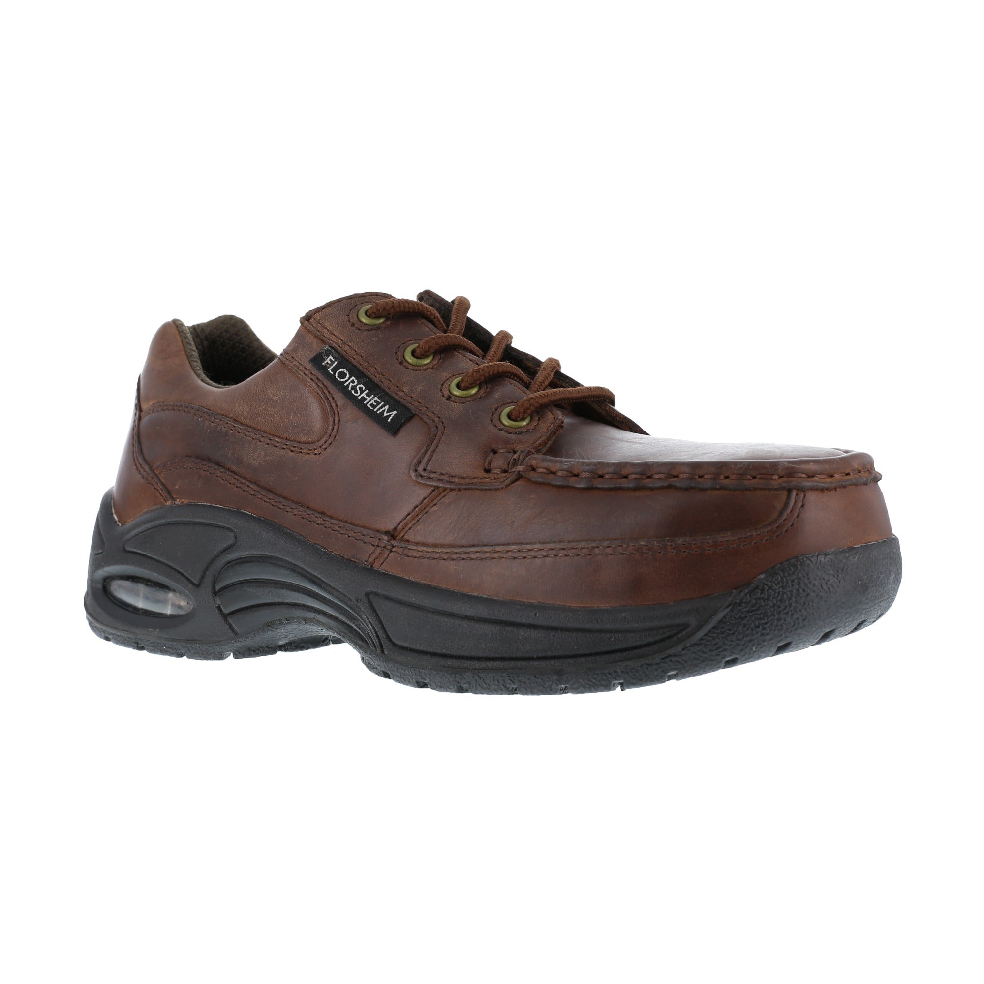 ポム Florsheim Womens Copper Leather SR Casual Moc Oxford Polaris Comp