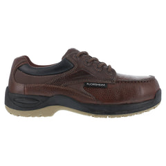 Florsheim Mens Brown Leather Casual Moc Oxford Rambler Composite