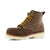 Frye Supply Mens Dark Brown Leather ST EH 6in Moc Toe Work Work Boots