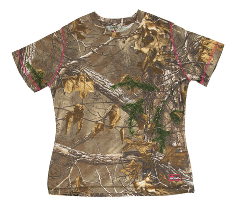 Berne Mens Realtree Edge Cotton Blend Lightweight Performance Tee S/S 4XL  TALL