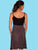 Scully Womens Black 100% Cotton Empire S/L Dress