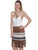Scully Womens Tan Polyester Taping Skirt