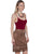 Scully Womens Chocolate Polyester Fringe Skirt