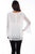 Scully Womens Ivory Polyester Baby Doll L/S Blouse
