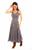 Scully Womens Grey 100% Cotton Long Multi-Fabric S/L Dress