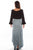 Scully Womens Ash Grey 100% Rayon Elastic Waist Skirt