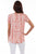 Scully Womens Rose Polyester Lattice S/S Blouse