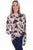 Scully Womens Cow Polyester Western L/S Blouse