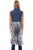 Scully Womens Denim 100% Cotton Full Lace S/L Dress