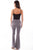 Scully Womens Grey Polyester Bell Bottom Pants