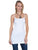 Scully Womens White Nylon/Spandex 5 Pack Camisole