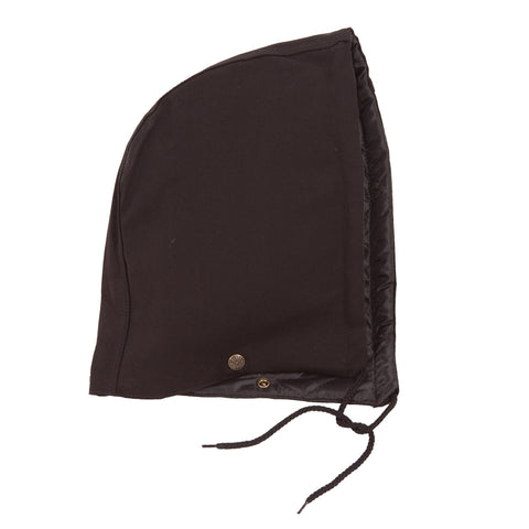Berne Mens Black 100% Cotton Optional Snap-on Hood