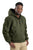 Berne Mens Cedar Green 100% Cotton Heartland Washed Hooded Jacket