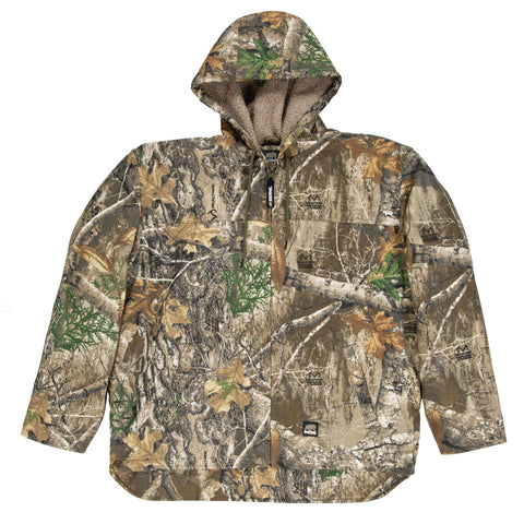 Berne Mens Realtree Edge 100% Cotton Hooded Work Coat