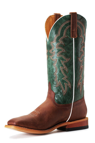 Horse Power by Anderson Bean Mens Leather Turquoise Vail Cowboy Boots ...