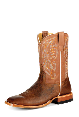 Horse Power by Anderson Bean Mens Bison Leather Cowboy Boots