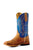 Horse Power by Anderson Bean Kids Boys Pecan Leather Sugared Cowboy Boots
