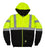 Berne Mens Yellow Fleece Hi-Vis Class 3 Hoodie 4XL TALL