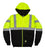 Berne Mens Yellow Fleece Hi-Vis Class 3 Hoodie 5XL