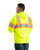 Berne Mens Yellow Polyester Hi-Vis Type R Class 3 Hooded Jacket