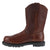 Iron Age Mens Brown Leather 11in Wellington Boots Hauler Comp Toe