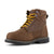 Iron Age Mens Brown Leather Work Boots Groundbreaker 6in Ext MetGuard ST