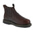 Iron Age Mens Brown Leather Work Boots Groundbreaker 6in Internal MetGuard