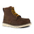 Iron Age Mens Brown Leather Work Boots Reinforcer 6in Wedge ST