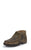 Justin Mens Dark Brown Waxy Leather Casual Boots Driver Mocs Lace-Up