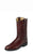 Justin Mens Brown Deerlite Leather Western Boots 10in Roper